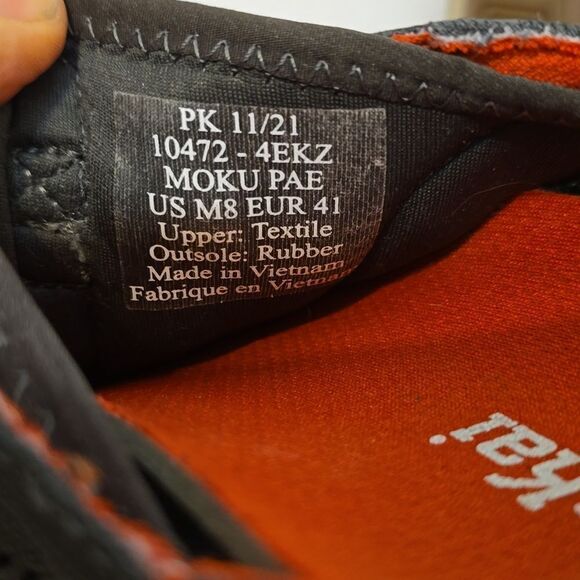 Olukai Moku Pae Charcoal Slip Ons Size 41 (9) - Picture 6 of 6